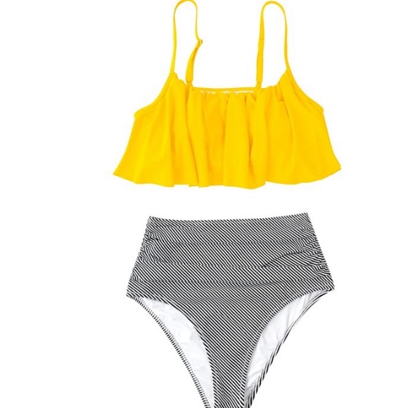 cupshe  Bikini Set for  Women's High Waisted Bikini Set Swimsuit Size M - Picture 6 of 6